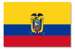 Ecuador Country Flag Ecuadorian Car Truck Window Bumper Laptop Sticker Decal 4" - OwnTheAvenue