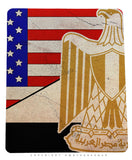 USA Egypt Vintage Style Flag Mouse Pad - OwnTheAvenue