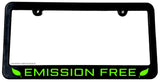 Emission Free Zero EV Electric Vehicle License Plate Frame - OwnTheAvenue