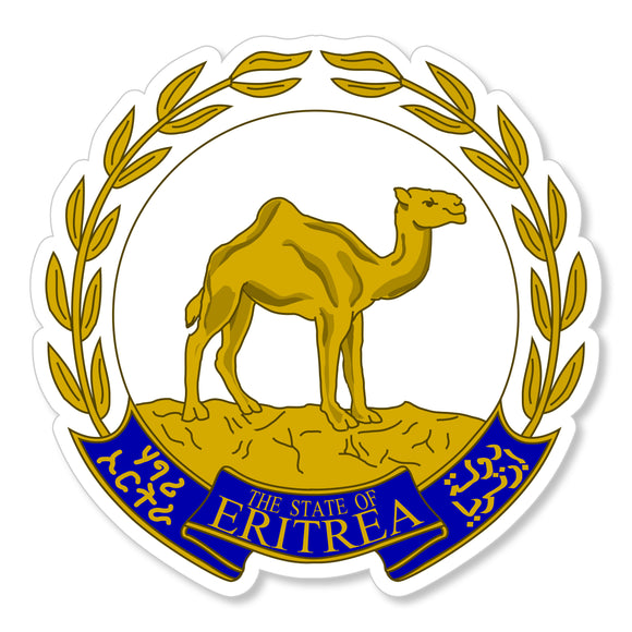 Eritrea Coat of Arms Car Truck Laptop Vinyl Sticker Decal 4