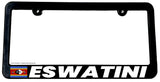 Eswatini World Country Flag Slim Style License Plate Frame - OwnTheAvenue
