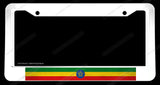 Ethiopia Ethiopian World Country Flag Vintage Style License Plate Frame - OwnTheAvenue