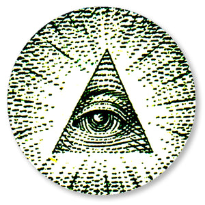 Eye of the Pyramid Illuminati Moto Biker Car Truck Window Bumper Sticker Decal