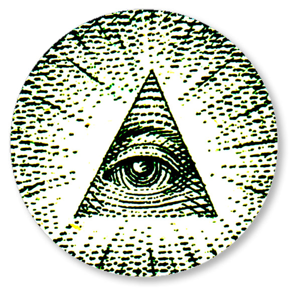 Eye of the Pyramid Illuminati Moto Biker Car Truck Window Bumper Sticker Decal - OwnTheAvenue