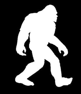 Believe Bigfoot Sasquatch Vinyl Decal Sticker 7.5" Inches Tall White - OwnTheAvenue