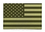 American Flag Desert Tan Color Iron On Patch - OwnTheAvenue
