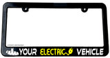F Your Electric Vehicle EV Hot Rod Truck Funny Joke License Plate Frame - OwnTheAvenue