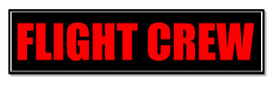 Car airplane aircraft airport flight crew humor joke sticker decal 5"