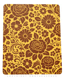 Floral Grunge 80s 70s Style Mouse Pad - OwnTheAvenue