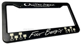 Four Bangin Four Cylinder JDM Racing Drifting Funny License Plate Frame - OwnTheAvenue