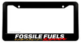 Fossil Fuels Lover JDM Racing Drifting Gag Burn Out Funny License Plate Frame - OwnTheAvenue