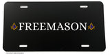 Freemason Mason Masonic Blue Bronze Art Car Truck License Plate Cover V1