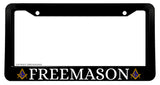 Freemason Mason Masonic Blue Bronze Art Car Truck License Plate Frame - OwnTheAvenue
