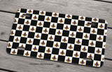 Freemason Masonic Checkered Pattern Motorcycle Metal License Plate