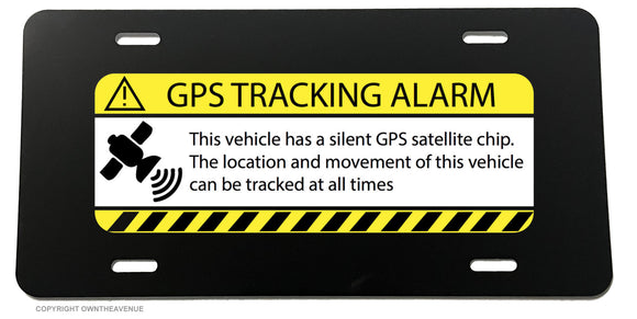 Warning GPS Tracking Alarm Anti-Theft License Plate Cover