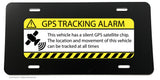 Warning GPS Tracking Alarm Anti-Theft License Plate Cover - OwnTheAvenue