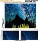 Mountains Galaxy Vinyl Skin Wrap For Gaming Consoles + 2 Controller Skins - OwnTheAvenue