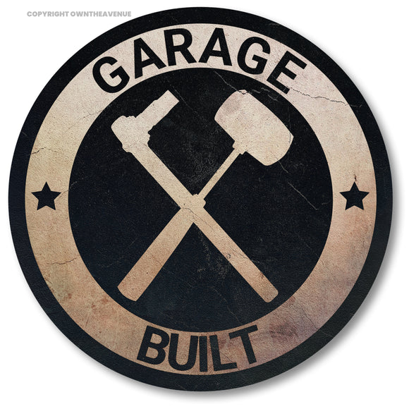 Garage Built Mechanic Racing Drifting JDM Hot Rod Vinyl Sticker 4