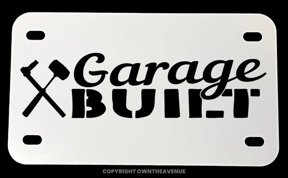 Garage Built Dirt Bike Bopper Chopper Motorcycle Metal License Plate - OwnTheAvenue