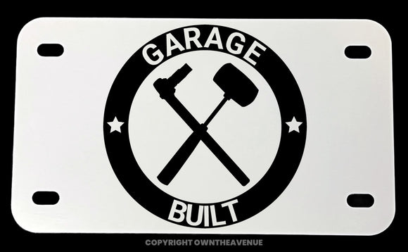 Garage Built Dirt Bike Bopper Chopper V01 Motorcycle Metal License Plate - OwnTheAvenue