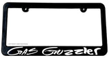 Gas Guzzler Funny Joke Humor Lifted Truck Pick Up Off Road 4x4 License Plate Frame