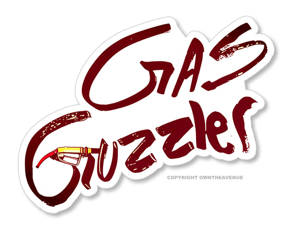 Gas Guzzler Off Road Lifted Truck 4x4 Humor Funny Joke Vinyl Sticker 4