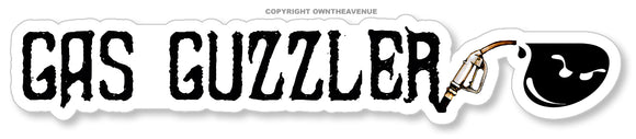 Gas Guzzler Model2 Off Road Lifted Truck 4x4 Humor Funny Joke Vinyl Sticker 6