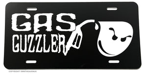 Gas Guzzler Funny Joke Humor Lifted Truck Off Road 4x4 V01 Auto License Plate