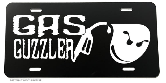 Gas Guzzler Funny Joke Humor Lifted Truck Off Road 4x4 V01 Auto License Plate