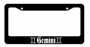 Gemini Logo Sign Astrological Astrology Car Truck License Plate Frame