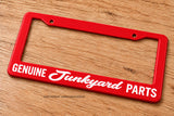 Genuine Junkyard Parts JDM Racing Drifting Muscle Car Joke Red License Plate Frame - OwnTheAvenue