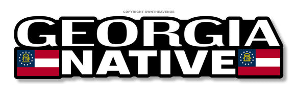 Georgia Native Sticker Georgia Native For Car Truck Laptop Bumper Window Vinyl Sticker Decal 6 ...