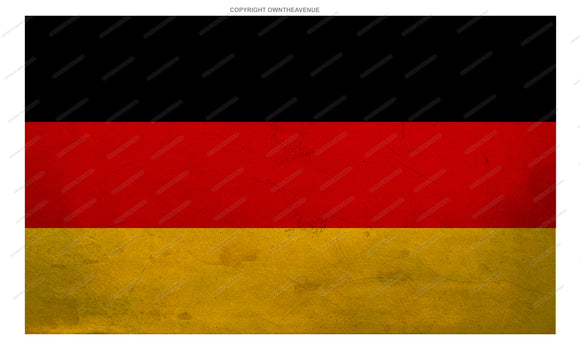 German Germany Vintage Style World Country Flag Vinyl Sticker Decal 4