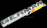 German Engineered Carbon Vinyl Racing Germany Euro Vinyl Sticker Decal 6" - OwnTheAvenue