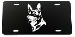 German Shepherd Dog Puppy Love License Plate Cover Model-018 - OwnTheAvenue