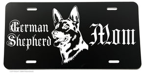 German Shepherd Mom Dog Puppy Love License Plate Cover Model-018 - OwnTheAvenue