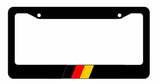 German Flag Racing Stripe Euro Drifting Race Model v5 Auto License Plate Frame - OwnTheAvenue