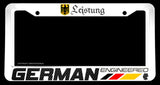 German Engineered Carbon Vinyl Racing Germany Euro License Plate Frame - OwnTheAvenue