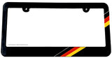 German Germany Flag Sport Stripe Racing Euro Drift License Plate Frame - OwnTheAvenue
