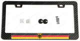 German Germany World Country Flag Carbon Fiber License Plate Frame - OwnTheAvenue