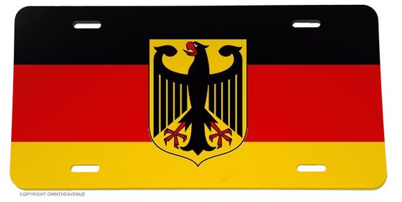 Germany German Euro Flag Car Truck License Plate Cover Model-764 - OwnTheAvenue