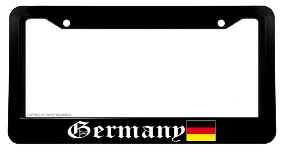 Germany German Euro Flag Car Truck License Plate Frame Model-764 - OwnTheAvenue