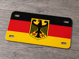 German Germany World Country Flag Motorcycle Metal License Plate