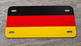 German Germany Flag Model V01 Motorcycle Metal License Plate