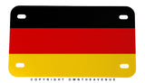 German Germany Flag Model V01 Motorcycle Metal License Plate