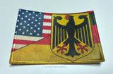 German Germany USA American Vintage Style World Country Flag Iron On Patch - OwnTheAvenue
