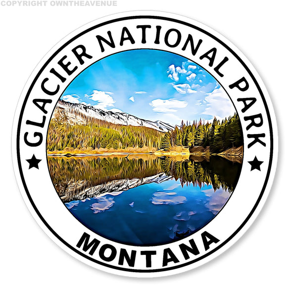 Glacier National Park Souvenir Car Truck Window Bumper Laptop Sticker Decal 3