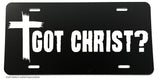 Got Christ? Religious Christian Jesus Cross Auto Metal License Plate - OwnTheAvenue