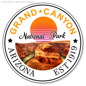 Grand Canyon National Park AZ Arizona Car Truck Bumper Vinyl Sticker Decal 3.5"