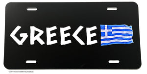 Greece Greek Flag GR GRC License Plate Cover ModelV01